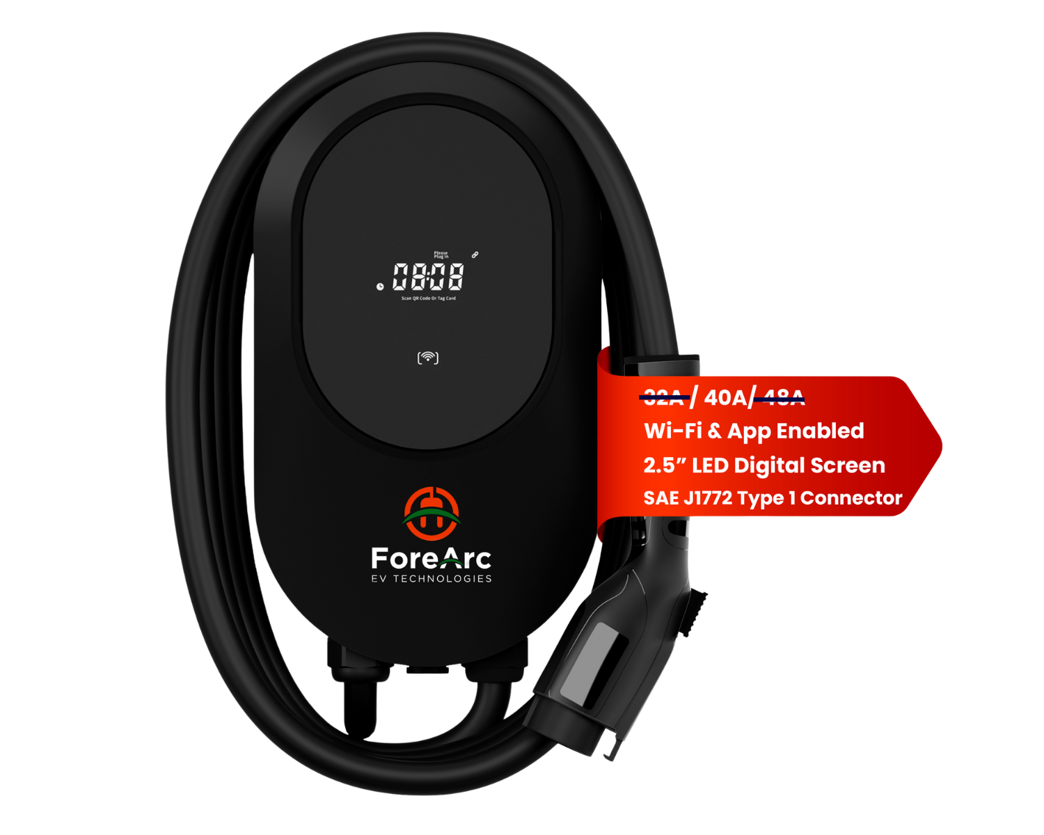 ForeArc Exodus 40A Electric Vehicle Charger